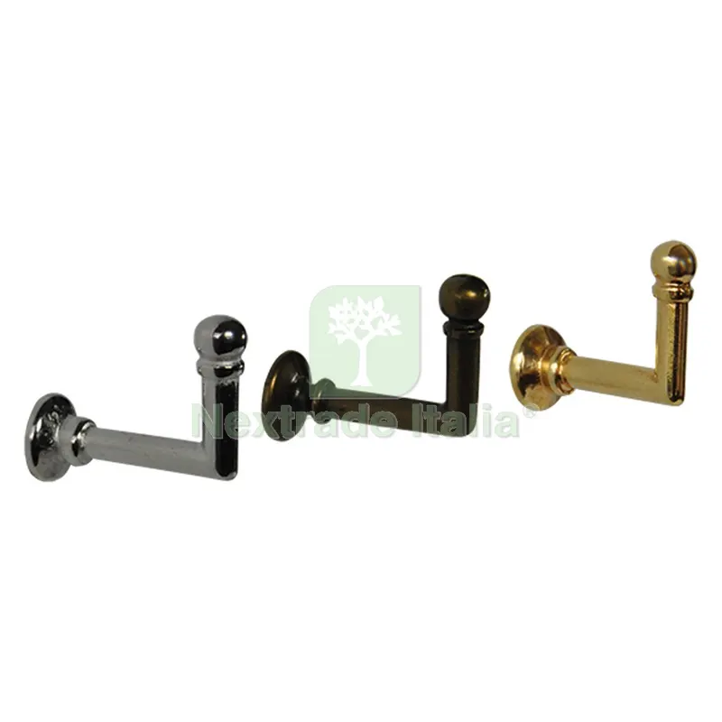 GANCIO PER TENDA 'ROMA' mm. 35 - pz 2 nichelato — Casalinghi e organizzazione — rif. FERX.032355NLM GANCIO PER TENDA 'ROMA' mm. 35 - pz 2 nichelato — Casalinghi e organizzazione — rif. FERX.032355NLM