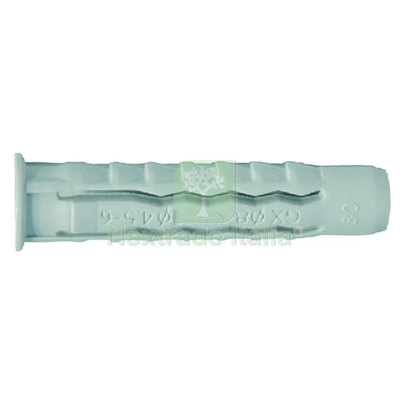 TASSELLO NYLON 'GX' mm. 6 - pz. 50 — Tasselli e ancoraggi — rif. FERX.040003NLM TASSELLO NYLON 'GX' mm. 6 - pz. 50 — Tasselli e ancoraggi — rif. FERX.040003NLM