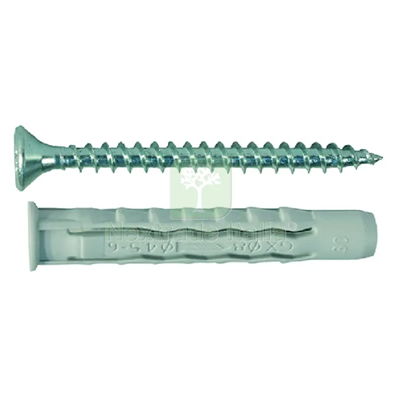 TASSELLO NYLON 'GL-VPS' mm 6 vite 4,5 x 40 - pz. 15 — Tasselli e ancoraggi — rif. FERX.040024NLM TASSELLO NYLON 'GL-VPS' mm 6 vite 4,5 x 40 - pz. 15 — Tasselli e ancoraggi — rif. FERX.040024NLM