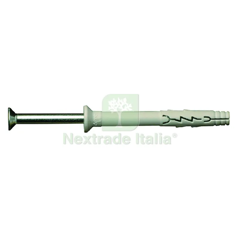 TASSELLO NYLON 'TJ' 6 x 40 - pz. 10 — Tasselli e ancoraggi — rif. FERX.040201NLM TASSELLO NYLON 'TJ' 6 x 40 - pz. 10 — Tasselli e ancoraggi — rif. FERX.040201NLM