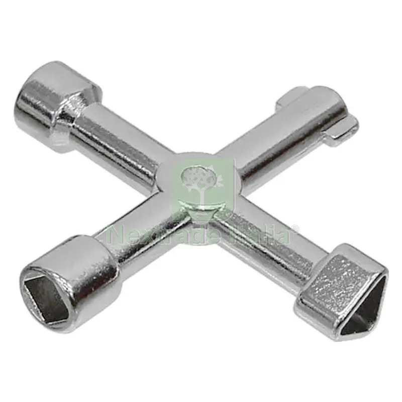 CHIAVE A CROCE PER CASSETTE universale — Tubi e raccordi — rif. FERX.050500NLM CHIAVE A CROCE PER CASSETTE universale — Tubi e raccordi — rif. FERX.050500NLM