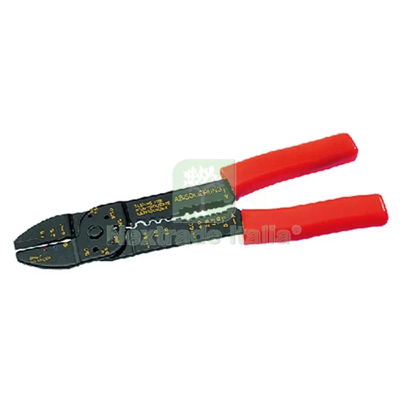 Pinza per Capicorda e Terminali Isolati mm 205 - pz. 1 — Pinze e tronchesi — rif. FERX.050250NLM Pinza per Capicorda e Terminali Isolati mm 205 - pz. 1 — Pinze e tronchesi — rif. FERX.050250NLM