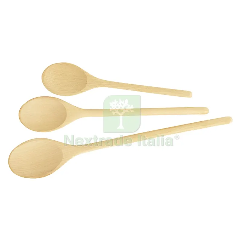 CUCCHIAI OVALI LINEA 'WOODY' art. 637317 - 40 cm — Accessori bagno — rif. FERX.790218NLM