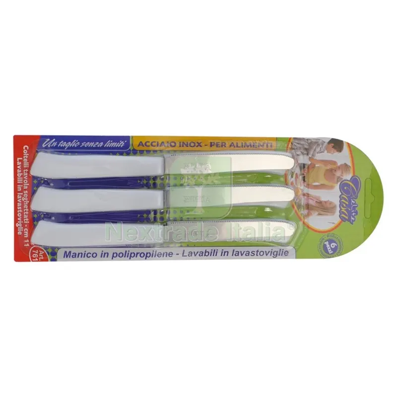 Coltello da Tavola Seghettato lama mm 110 — Cucina e coltelleria — rif. FERX.8020180NLM Coltello da Tavola Seghettato lama mm 110 — Cucina e coltelleria — rif. FERX.8020180NLM