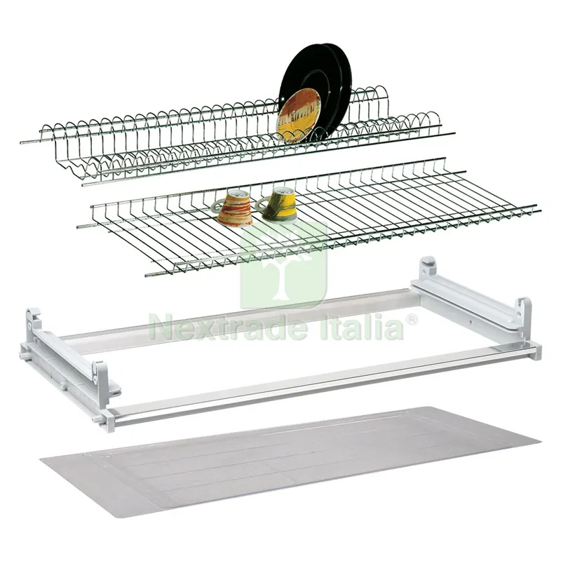 SCOLAPIATTI PER PENSILE IN KIT lunghezza cm. 76 — Casalinghi e organizzazione — rif. FERX.7930740NLM