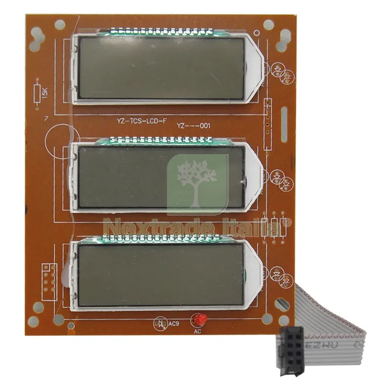 DISPLAY SINGOLO A TRE QUADRANTI per bilico kg. 300 — Punte, frese e dischi — rif. FERX.6092116NLM DISPLAY SINGOLO A TRE QUADRANTI per bilico kg. 300 — Punte, frese e dischi — rif. FERX.6092116NLM