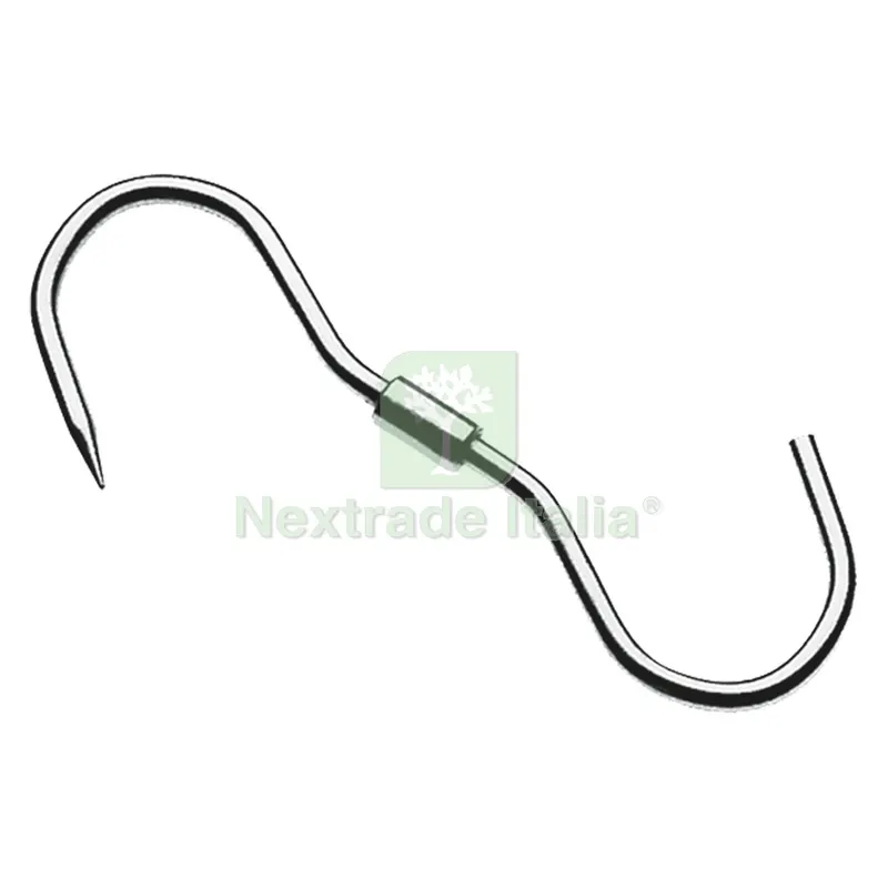 GANCIO GIREVOLE mm 220 x 9 — Ganci, moschettoni e anelli — rif. FERX.801650NLM GANCIO GIREVOLE mm 220 x 9 — Ganci, moschettoni e anelli — rif. FERX.801650NLM