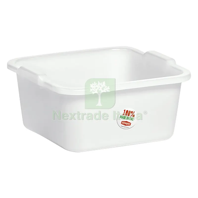 BACINELLA QUADRA 30 x 30 cm - 7 lt neutro — Casalinghi e organizzazione — rif. FERX.8410451NLM BACINELLA QUADRA 30 x 30 cm - 7 lt neutro — Casalinghi e organizzazione — rif. FERX.8410451NLM