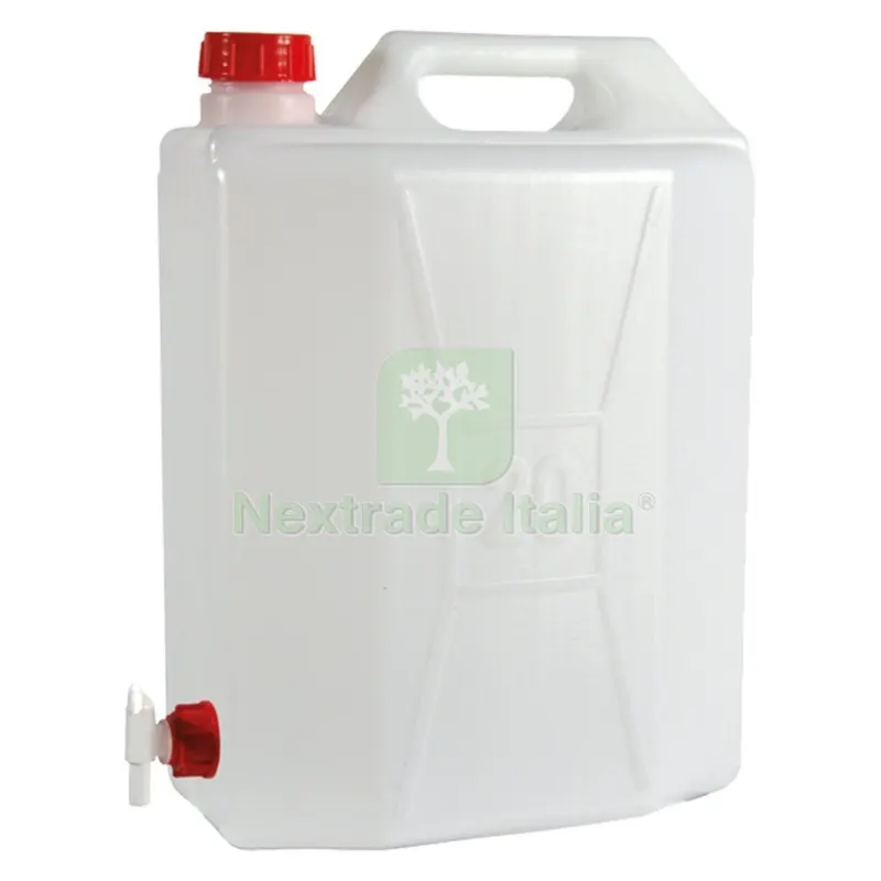 6PZ TANICA PER ALIMENTI 'EXTRA' Lt. 10 con rubinetto — Rubinetti e valvole — rif. FERX.802903NLM