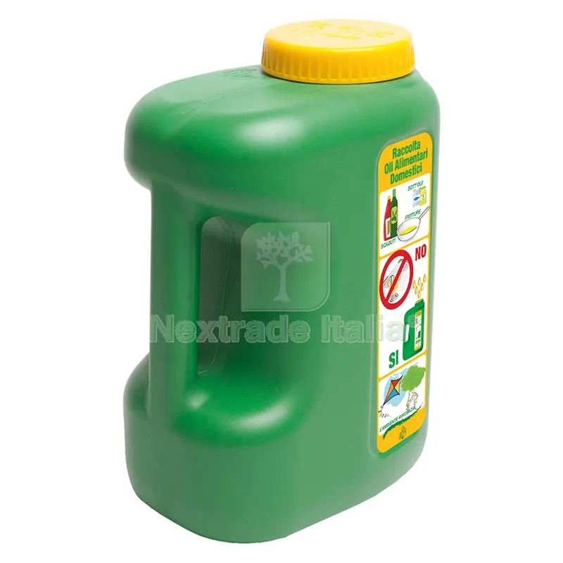 TANICA PER RECUPERO OLIO ALIMENTARE lt. 5 - cm 19 x 13 x 27 — Lime e raspe — rif. FERX.8035090NLM TANICA PER RECUPERO OLIO ALIMENTARE lt. 5 - cm 19 x 13 x 27 — Lime e raspe — rif. FERX.8035090NLM