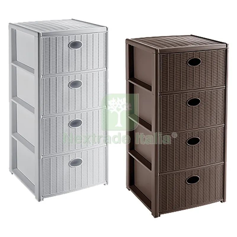 Cassettiera 'elegance' cm 40x40xh80 - tortora — Arredo — rif. FERX.8034752NLM