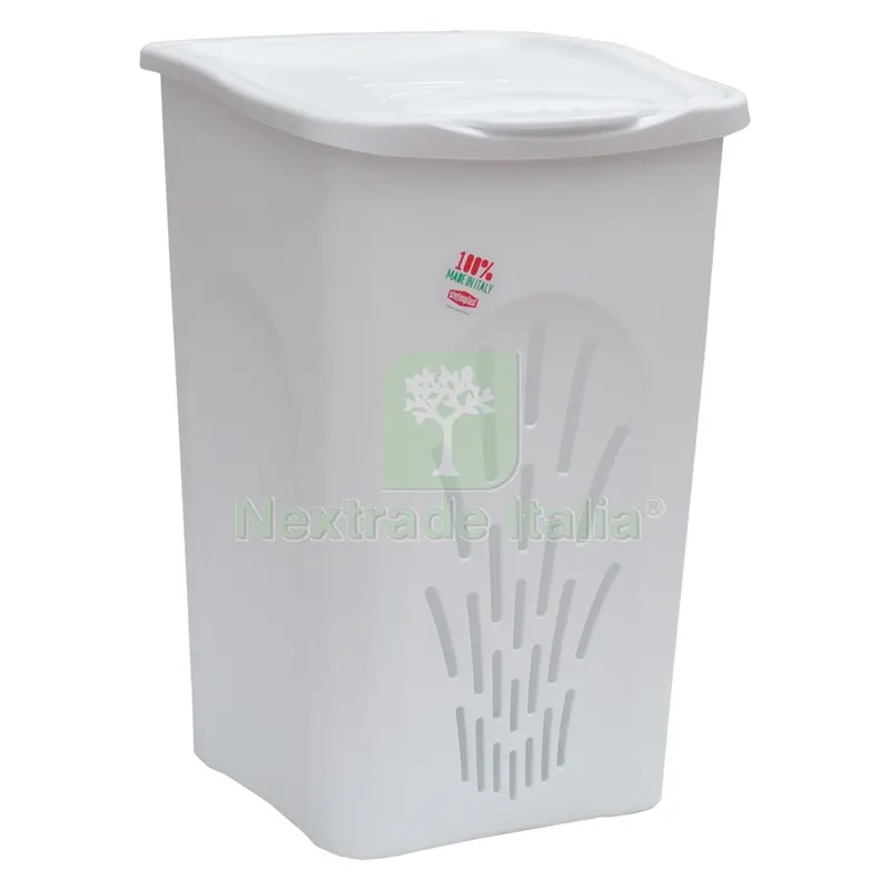 PORTABIANCHERIA 'TRAFORATO' Lt.50 cm 37 x 37 x H 56 palace blue — Casalinghi e organizzazione — rif. FERX.8034624NLM