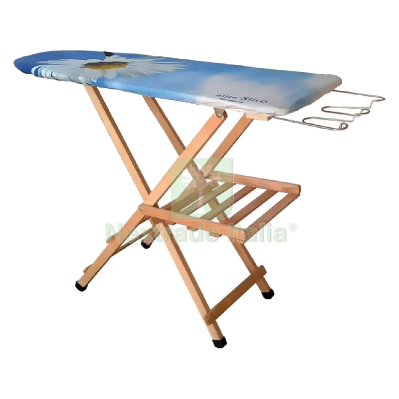 ASSE DA STIRO IN LEGNO piano cm. 114 x 37 — Stendibiancheria e bucato — rif. FERX.8002174NLM