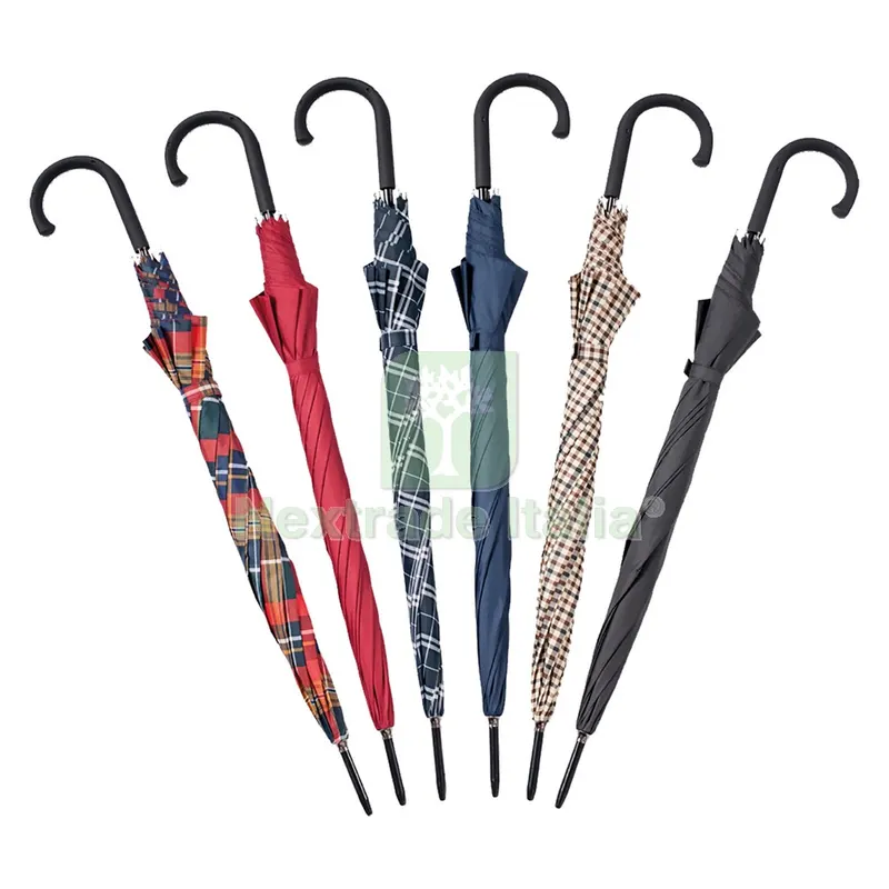 12PZ OMBRELLO AUTOMATICO ''NORWICH'' tinte unite - scozzese ø112 cm — Tempo libero outdoor — rif. FERX.8040998NLM 12PZ OMBRELLO AUTOMATICO ''NORWICH'' tinte unite - scozzese ø112 cm — Tempo libero outdoor — rif. FERX.8040998NLM