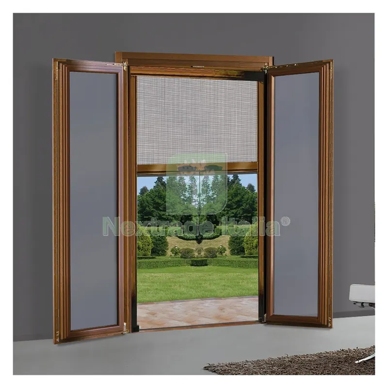 ZANZARIERA A RULLO VERTICALE PER PORTA/FINESTRA cm 140 x 250 - bronzo — Tende e zanzariere — rif. FERX.3143625NLM ZANZARIERA A RULLO VERTICALE PER PORTA/FINESTRA cm 140 x 250 - bronzo — Tende e zanzariere — rif. FERX.3143625NLM