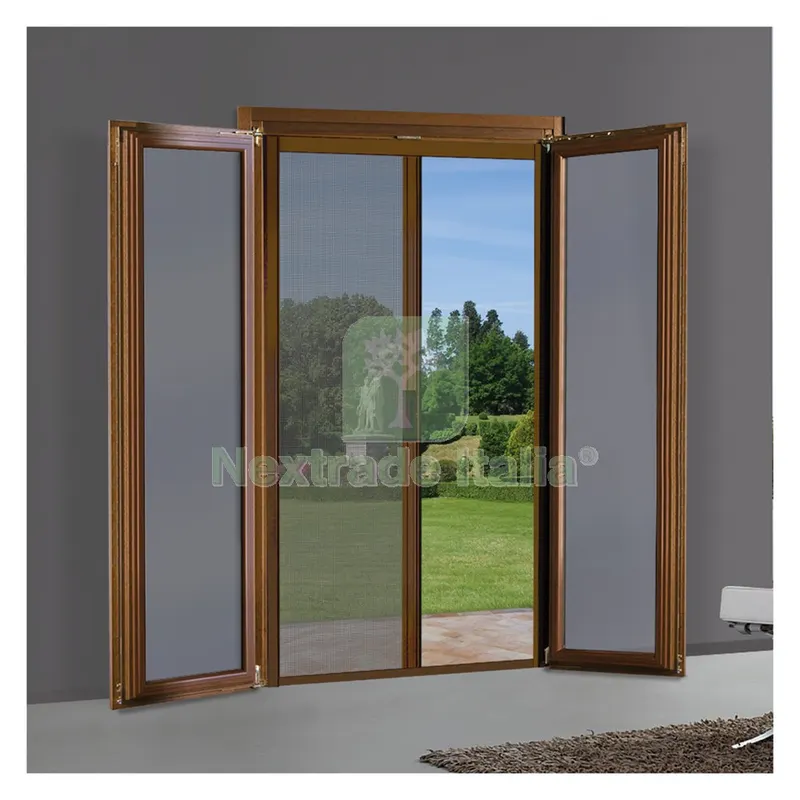 ZANZARIERA A RULLO LATERALE PER PORTA cm 150 x 250 - marrone ral 8017 — Tende e zanzariere — rif. FERX.3143654NLM ZANZARIERA A RULLO LATERALE PER PORTA cm 150 x 250 - marrone ral 8017 — Tende e zanzariere — rif. FERX.3143654NLM