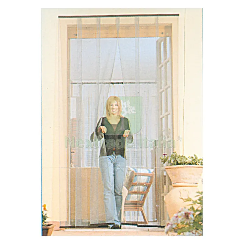 ZANZARIERA STRISCIA 'ECCO STRIP' cm 140 x 240 - colore bianco — Tende e zanzariere — rif. FERX.3149689NLM ZANZARIERA STRISCIA 'ECCO STRIP' cm 140 x 240 - colore bianco — Tende e zanzariere — rif. FERX.3149689NLM