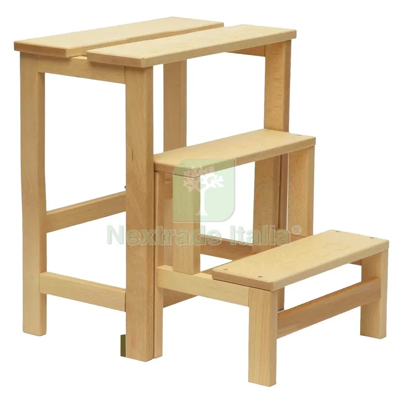 SGABELLO 'RIBALTINA' aperto 36 x 42 x h 57 cm - naturale — Arredo — rif. FERX.7909470NLM SGABELLO 'RIBALTINA' aperto 36 x 42 x h 57 cm - naturale — Arredo — rif. FERX.7909470NLM