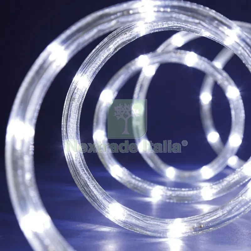 TUBO LUMINOSO A LED SERIE 'PNE' 216 led bianchi - 13 mt (9+4) — Tubi e raccordi — rif. FERX.8076710NLM TUBO LUMINOSO A LED SERIE 'PNE' 216 led bianchi - 13 mt (9+4) — Tubi e raccordi — rif. FERX.8076710NLM