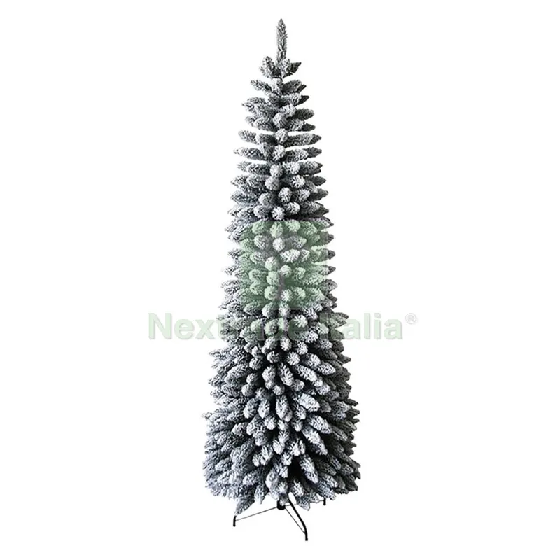 Albero di Natale Innevato 'dimitri Slim' h.180 cm - base 66 cm / 435 rami — Decorazioni natalizie — rif. FERX.8076840NLM