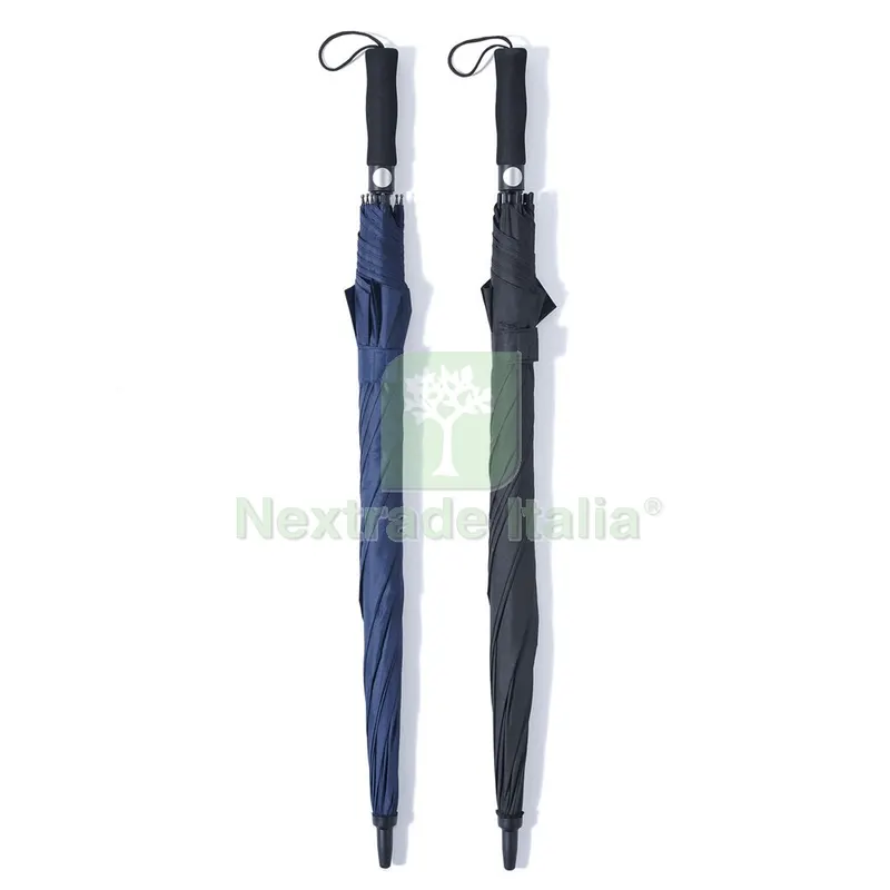 12PZ OMBRELLO AUTOMATICO 'PR010' tinta unita - tessuto nero — Tempo libero outdoor — rif. FERX.8045874NLM 12PZ OMBRELLO AUTOMATICO 'PR010' tinta unita - tessuto nero — Tempo libero outdoor — rif. FERX.8045874NLM