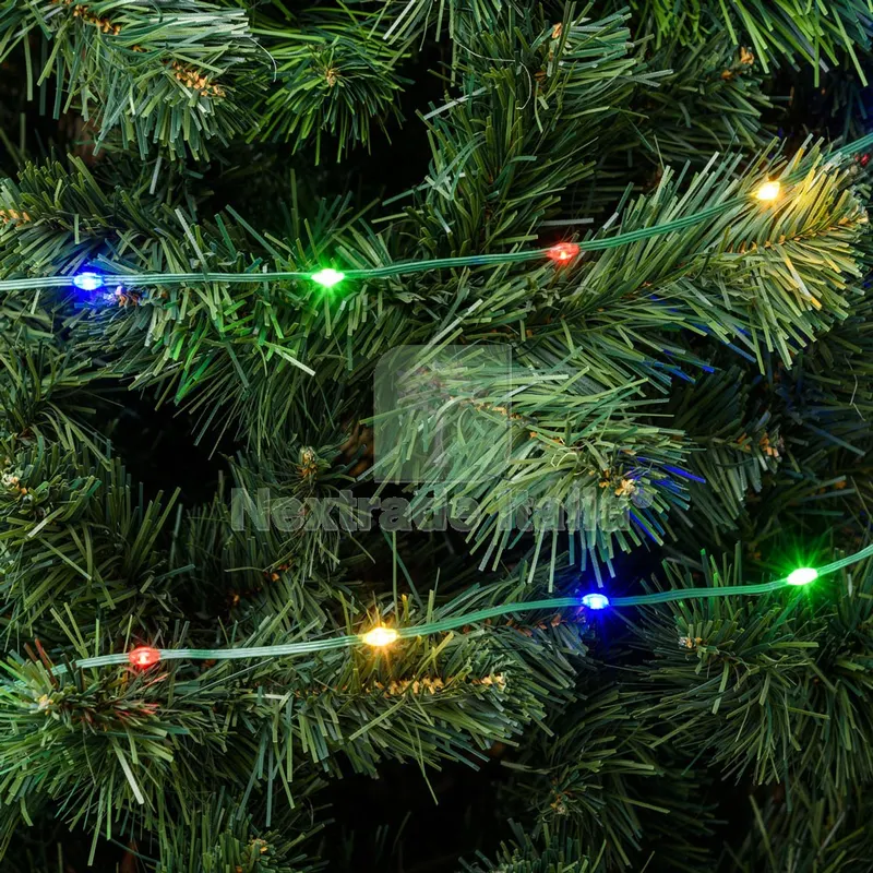 Catena Lineare Gocce di Luci a LED Serie 'MTL' 400 gocce l.bianca -34 mt. (30+4) — Casalinghi e organizzazione — rif. FERX.8079083NLM