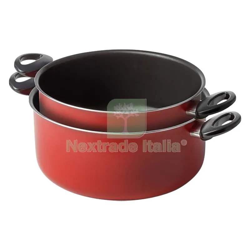 Casseruole a Due Manici ''cucina Sano'' Set 2 Pezzi øcm. 18 / 22 — Casalinghi e organizzazione — rif. FERX.7939120NLM Casseruole a Due Manici ''cucina Sano'' Set 2 Pezzi øcm. 18 / 22 — Casalinghi e organizzazione — rif. FERX.7939120NLM