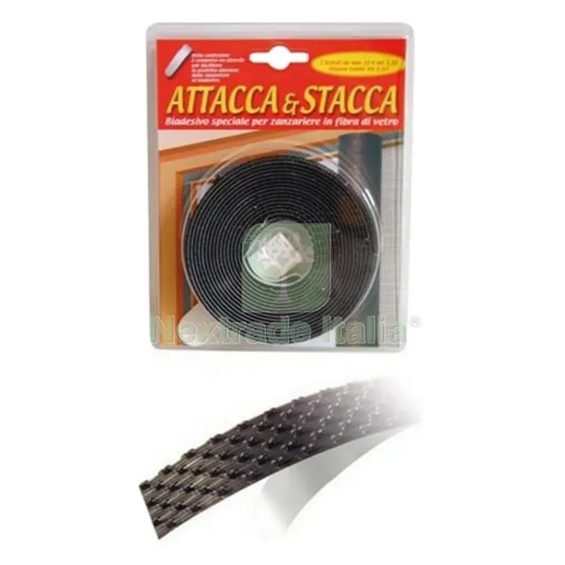 Nastro Attacca Stacca Zanzariere MM 10 x 6,6 MT Colore Bianco Codice nx1 — Tende e zanzariere — rif. FERX.3143510NLM Nastro Attacca Stacca Zanzariere MM 10 x 6,6 MT Colore Bianco Codice nx1 — Tende e zanzariere — rif. FERX.3143510NLM