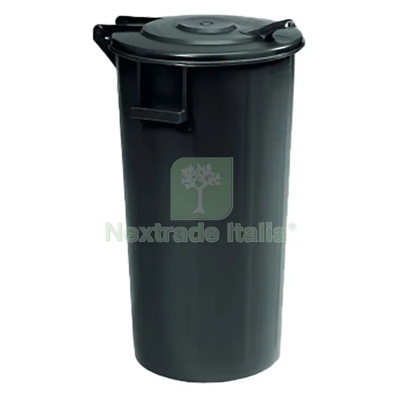 Bidone Immondizia Lt. 80 - ø44,5/34,5 x h.74 cm — Casalinghi e organizzazione — rif. FERX.613115NLM