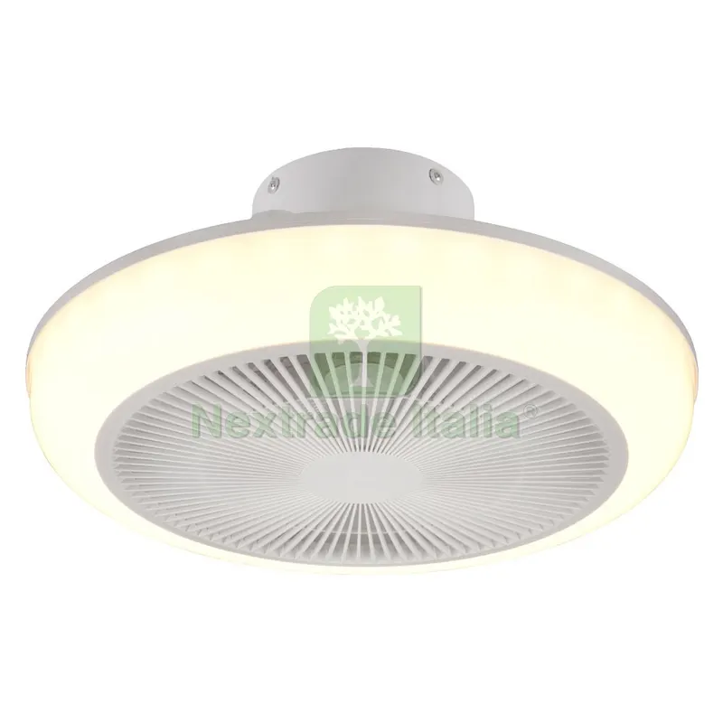 Ventilatore a Soffitto / Plafoniera 'mjolby' diametro cm. 45 — Illuminazione — rif. FERX.7013270NLM Ventilatore a Soffitto / Plafoniera 'mjolby' diametro cm. 45 — Illuminazione — rif. FERX.7013270NLM