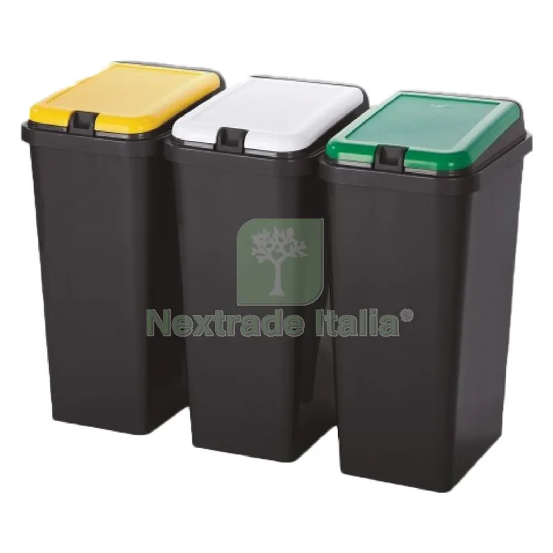 Pattumiera Raccolta Differenziata Set 'bido'' 45 lt. cm 29 x 39 x 64,2 — Casalinghi e organizzazione — rif. FERX.8034378NLM Pattumiera Raccolta Differenziata Set 'bido'' 45 lt. cm 29 x 39 x 64,2 — Casalinghi e organizzazione — rif. FERX.8034378NLM
