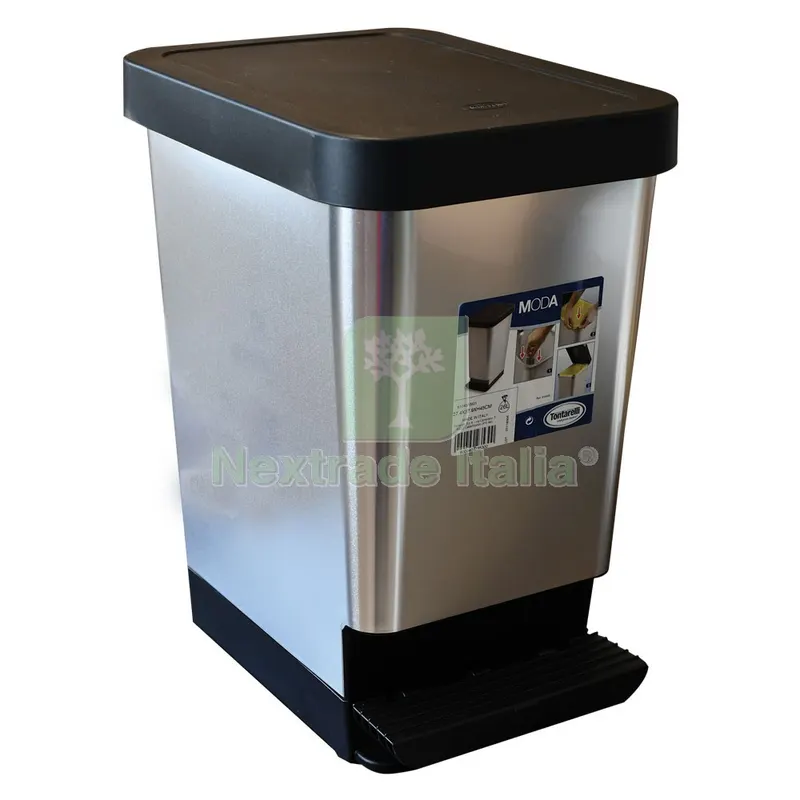Pattumiera per Raccolta Differenziata 'moda' 25 lt. - cm 27,4 x 37,9 x 45 - carbonio — Casalinghi e organizzazione — rif. FERX.8034495NLM Pattumiera per Raccolta Differenziata 'moda' 25 lt. - cm 27,4 x 37,9 x 45 - carbonio — Casalinghi e organizzazione — rif. FERX.8034495NLM