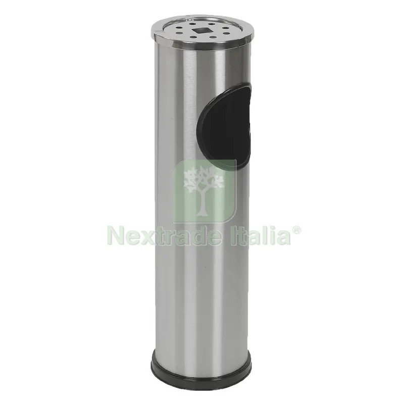 POSACENERE GETTACARTE corpo spazzolato - Ø 15 x h.57 cm — Casalinghi e organizzazione — rif. FERX.8034150NLM POSACENERE GETTACARTE corpo spazzolato - Ø 15 x h.57 cm — Casalinghi e organizzazione — rif. FERX.8034150NLM