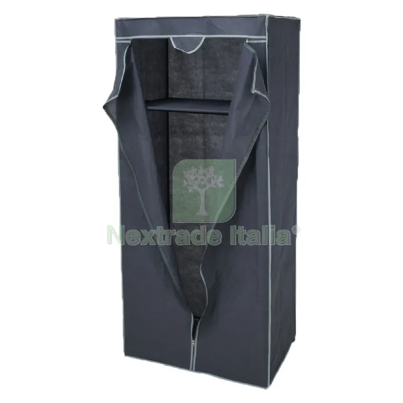 Guardaroba Pieghevole cm 141 x 45 x h.167 (l x p x h) + 8 ripiani — Casalinghi e organizzazione — rif. FERX.8029696NLM