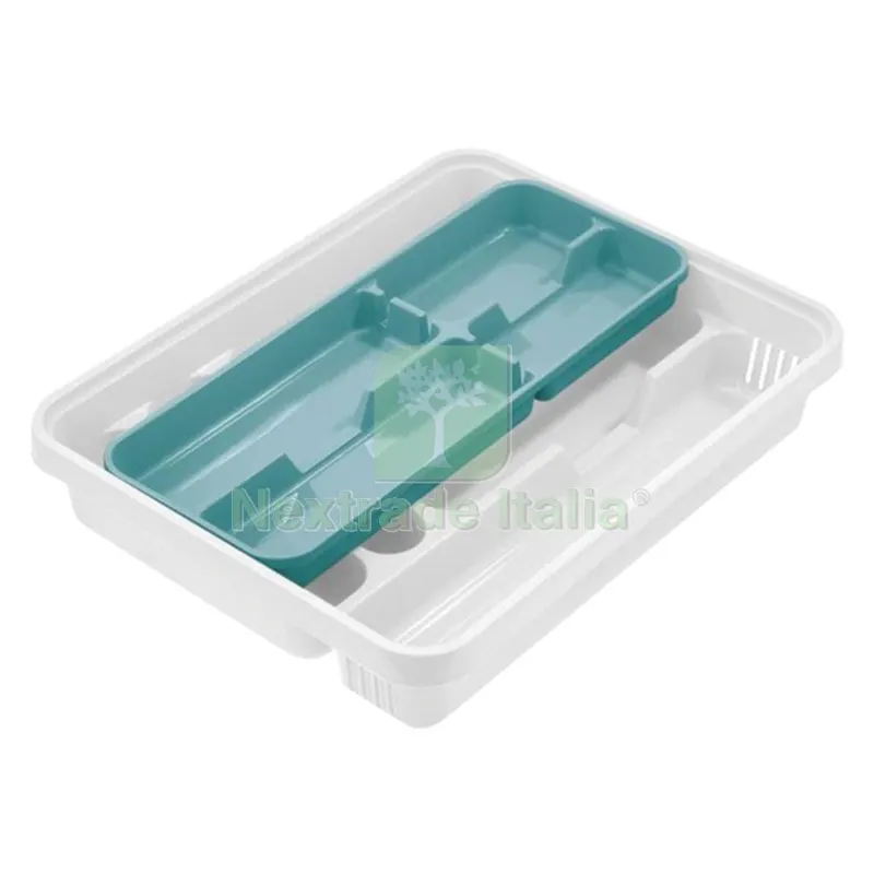 PORTA POSATE colore bianco/verde — Casalinghi e organizzazione — rif. FERX.8411951NLM PORTA POSATE colore bianco/verde — Casalinghi e organizzazione — rif. FERX.8411951NLM