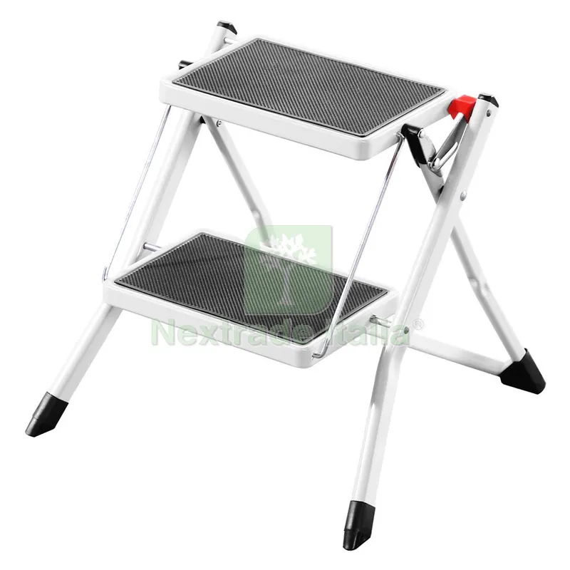 Sgabello Apribile Gradino con Tappetino 'klose' 2 gradini - aperto cm. 49 x 48,8 x h.44,5 — Arredo — rif. FERX.8051180NLM Sgabello Apribile Gradino con Tappetino 'klose' 2 gradini - aperto cm. 49 x 48,8 x h.44,5 — Arredo — rif. FERX.8051180NLM