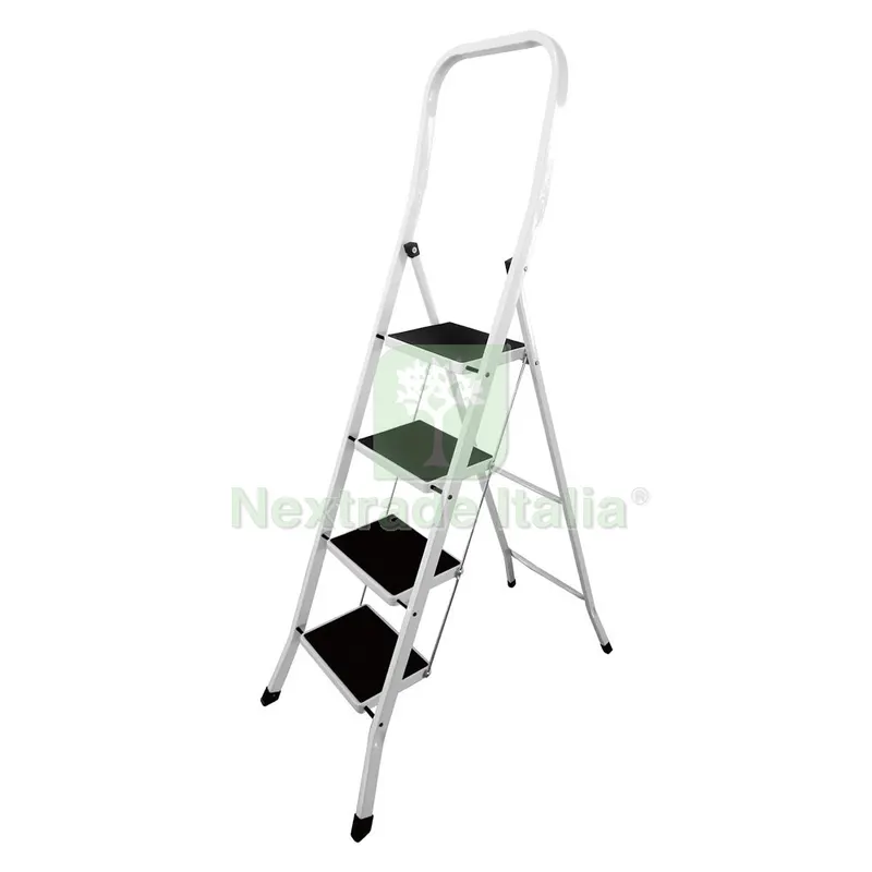 Sgabello Apribile a Corrimano Alto 'BASIK-TALL' 4 gradini - aperto cm 87,5 x 49,5 x h.155,2 — Arredo — rif. FERX.8051174NLM Sgabello Apribile a Corrimano Alto 'BASIK-TALL' 4 gradini - aperto cm 87,5 x 49,5 x h.155,2 — Arredo — rif. FERX.8051174NLM