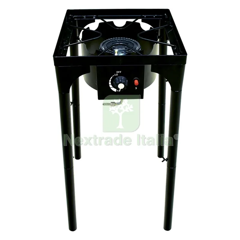 Fornello da Cottura a GAS 'power TOP 1' cm 40 x 40 x h.78 — Casalinghi e organizzazione — rif. FERX.8039290NLM Fornello da Cottura a GAS 'power TOP 1' cm 40 x 40 x h.78 — Casalinghi e organizzazione — rif. FERX.8039290NLM