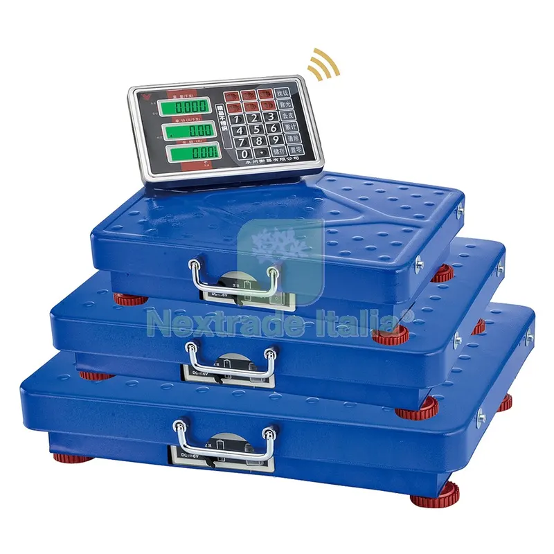 BILANCIA DIGITALE WIRELESS A PIATTAFORMA portata massima 300 kg — Casalinghi e organizzazione — rif. FERX.609297NLM BILANCIA DIGITALE WIRELESS A PIATTAFORMA portata massima 300 kg — Casalinghi e organizzazione — rif. FERX.609297NLM