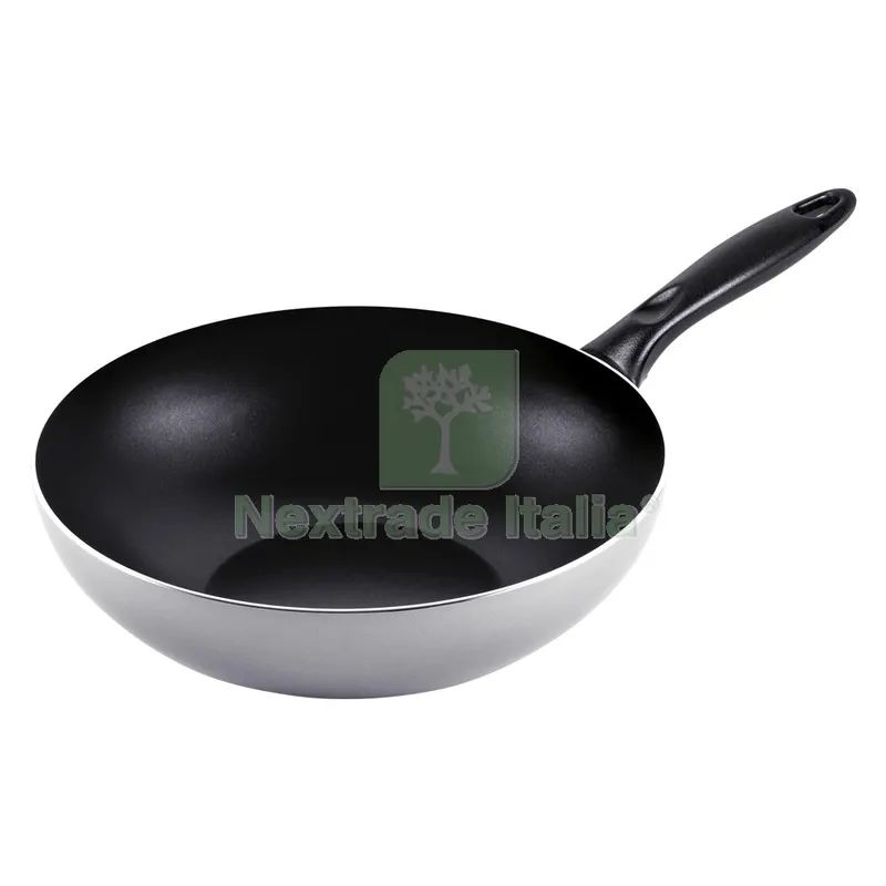 PADELLA WOK SALTAPASTA ÔÇÿCUCINAÔÇÖ Ø cm. 28 — Cucina e coltelleria — rif. FERX.7938128NLM PADELLA WOK SALTAPASTA ÔÇÿCUCINAÔÇÖ Ø cm. 28 — Cucina e coltelleria — rif. FERX.7938128NLM