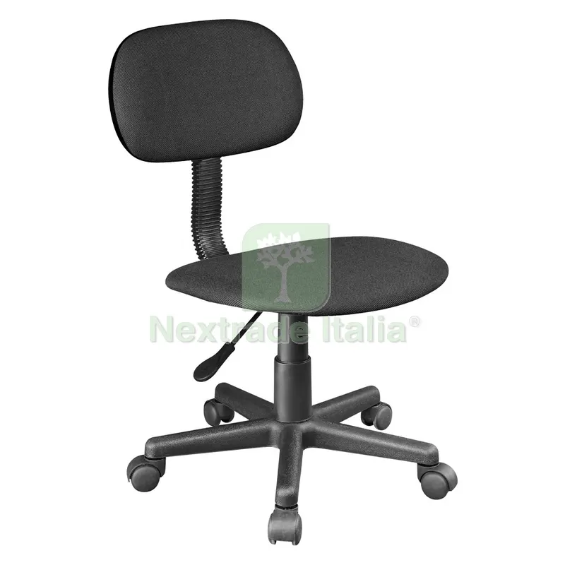 Sedia da Ufficio nero - cm 54 x 52 x h. 70,5 / 80,5 — Arredo — rif. FERX.7950276NLM