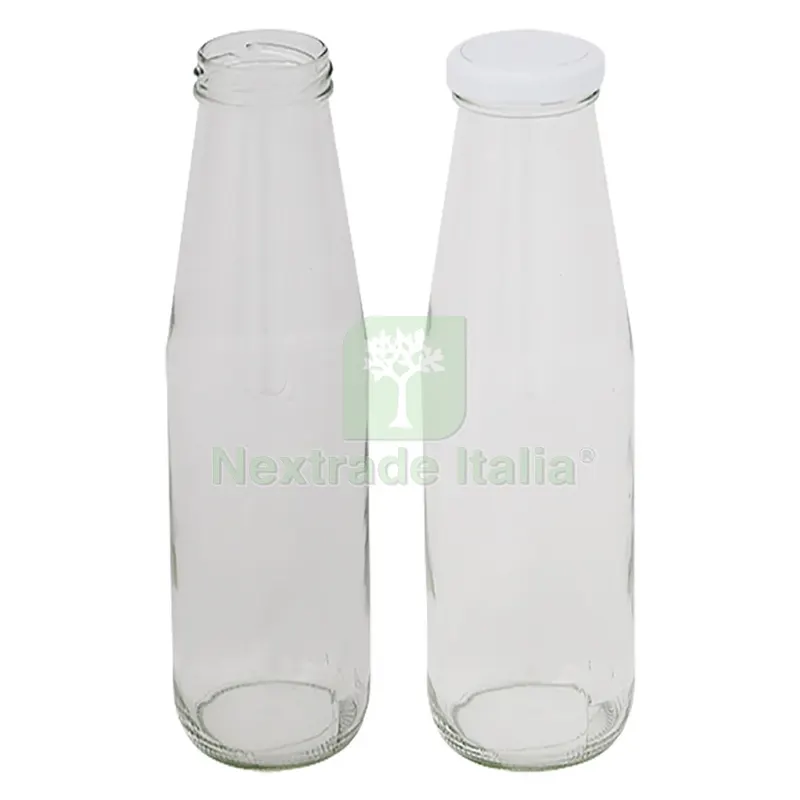 24PZ VASO VETRO 'BOCCACCIO' PER ALIMENTI TIPO 'PASSATA 446 ml - imbocc. Ø 53 mm s/tappo — Vasi e fioriere — rif. FERX.794302NLM