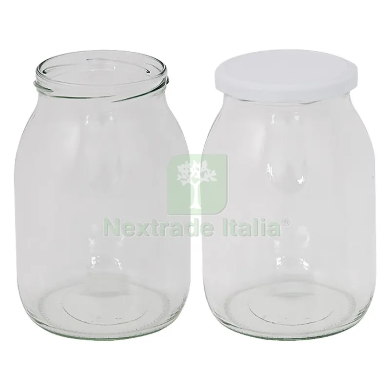 12PZ Vaso Vetro 'boccaccio' per Alimenti Tipo 'STD' 580 ml - imbocc. Ø 82 mm s/tappo — Vasi e fioriere — rif. FERX.794420NLM