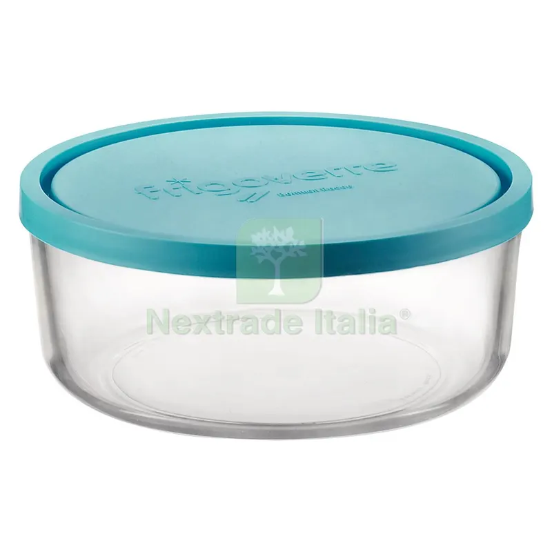 6PZ Contenitore Tondo 'frigoverre' Ø cm 18 — Casalinghi e organizzazione — rif. FERX.8410923NLM 6PZ Contenitore Tondo 'frigoverre' Ø cm 18 — Casalinghi e organizzazione — rif. FERX.8410923NLM
