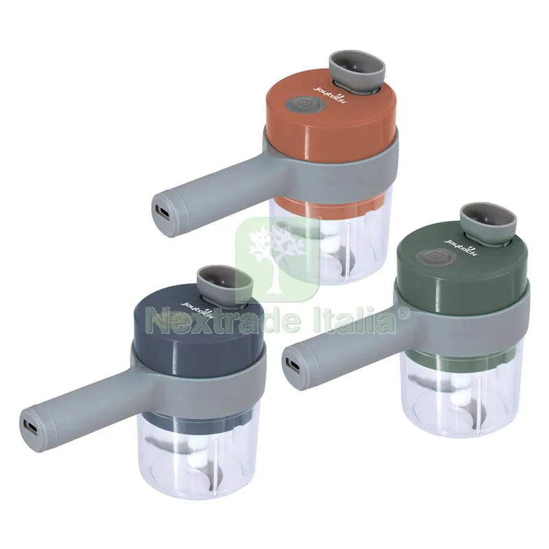 Tritatutto Grattugia Ricaricabile 3 in 1 15 W - contenitore ml 250 — Casalinghi e organizzazione — rif. FERX.8029234NLM Tritatutto Grattugia Ricaricabile 3 in 1 15 W - contenitore ml 250 — Casalinghi e organizzazione — rif. FERX.8029234NLM