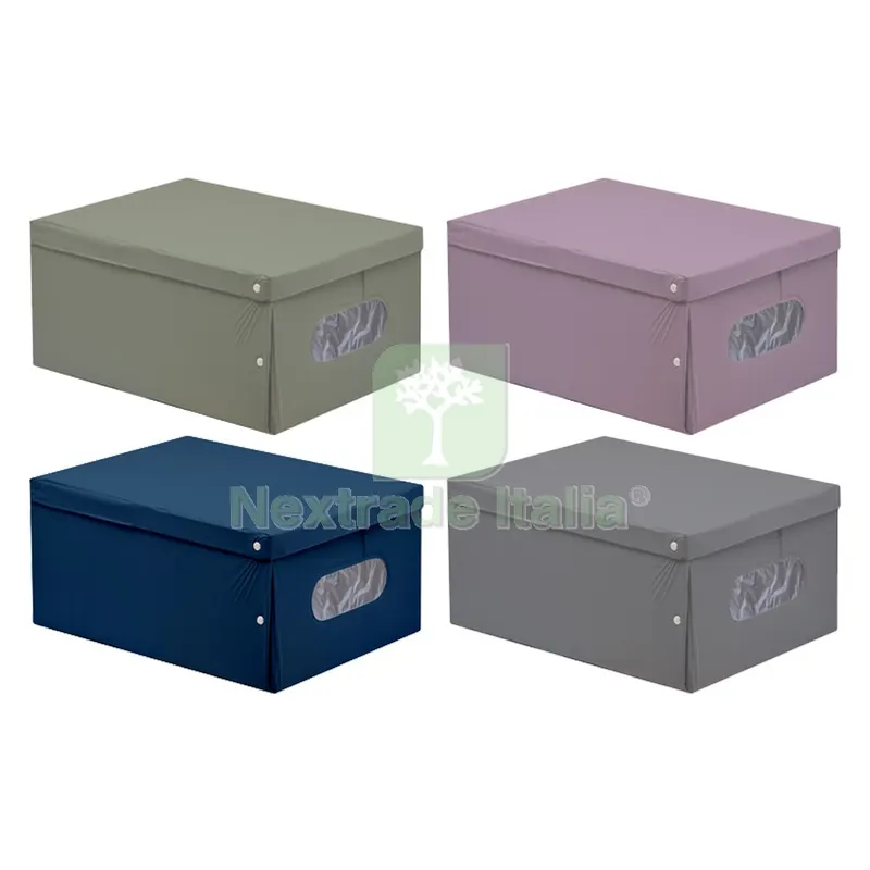 CONTENITORE PER INDUMENTI cm 50 x 38 x h 24 — Casalinghi e organizzazione — rif. FERX.8029326NLM CONTENITORE PER INDUMENTI cm 50 x 38 x h 24 — Casalinghi e organizzazione — rif. FERX.8029326NLM