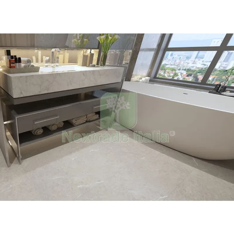 8PZ Battiscopa in SPC per Laminato Serie 'lite Stone' colore grigio pietra — Profili e angolari decorativi — rif. FERX.6126016NLM 8PZ Battiscopa in SPC per Laminato Serie 'lite Stone' colore grigio pietra — Profili e angolari decorativi — rif. FERX.6126016NLM