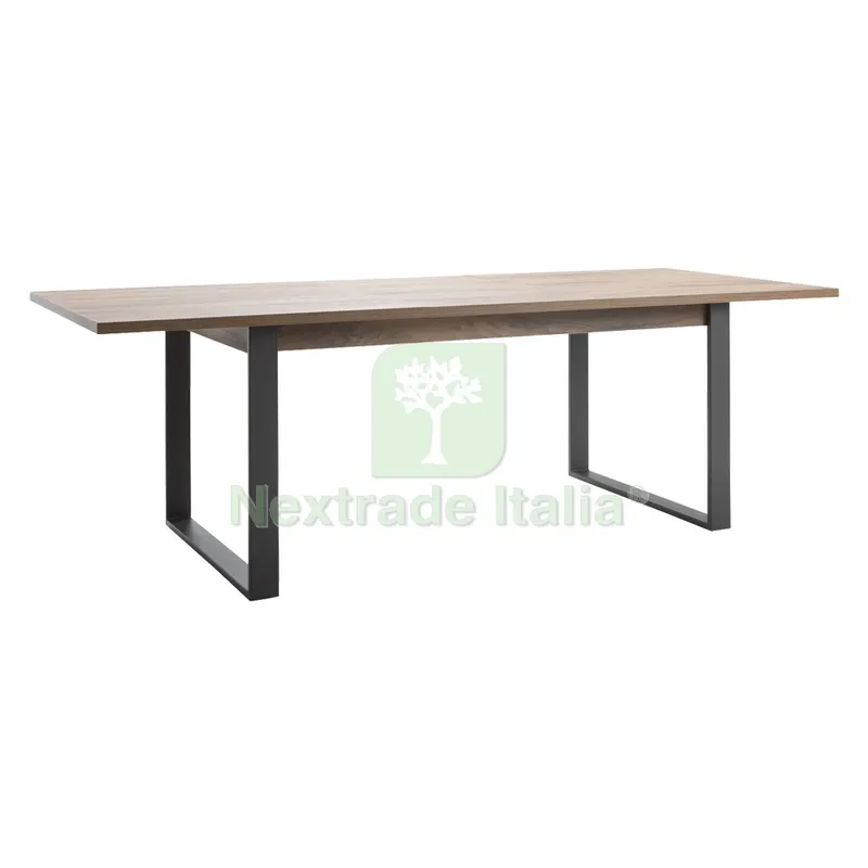TAVOLO IN LEGNO ALLUNGABILE Infinito - colore noce brera — Tempo libero outdoor — rif. FERX.6130081NLM