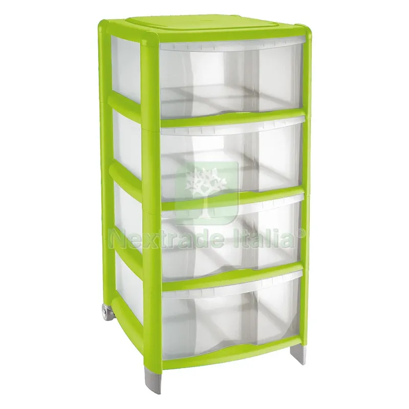 CASSETTIERA ALTA colore trasparente/lime — Arredo — rif. FERX.8034854NLM