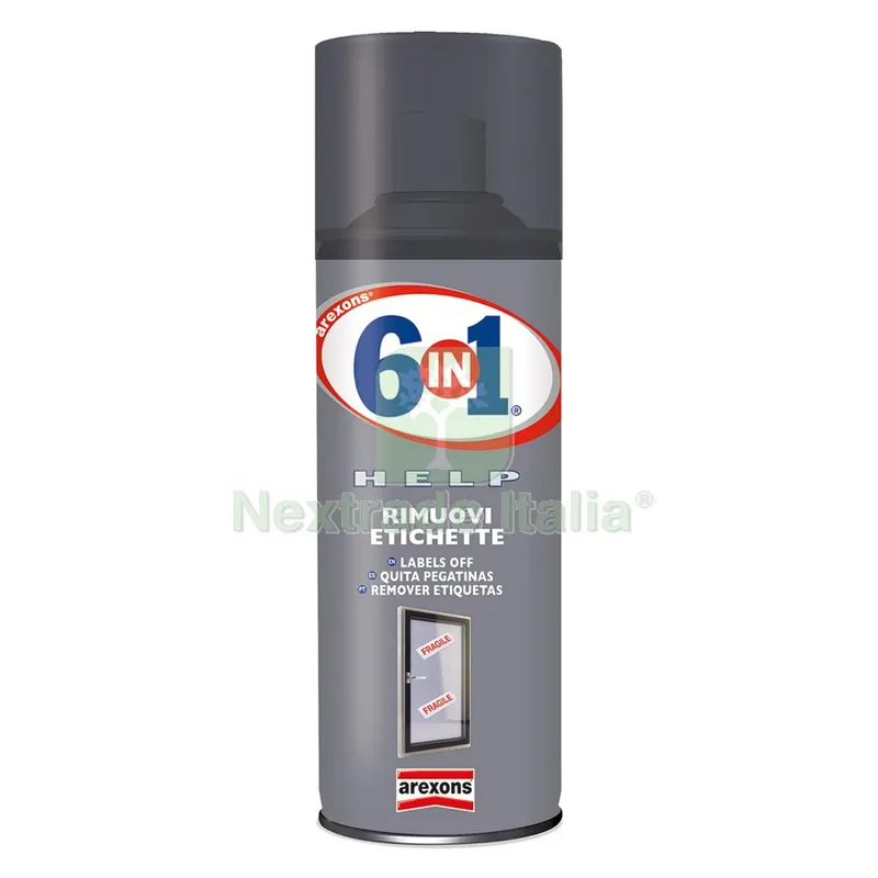 DETERGENTE SPRAY 'HELP LEVA ETICHETTE' ml. 200 — Scarichi e sifoni — rif. FERX.920044NLM DETERGENTE SPRAY 'HELP LEVA ETICHETTE' ml. 200 — Scarichi e sifoni — rif. FERX.920044NLM